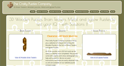 Desktop Screenshot of craftypuzzles.com