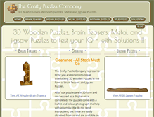 Tablet Screenshot of craftypuzzles.com